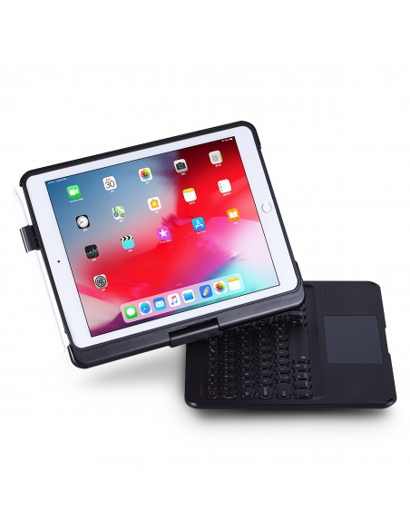 Étui-clavier pour Ipad 10,2 pouces 9ème 8ème 7ème génération, Ipad