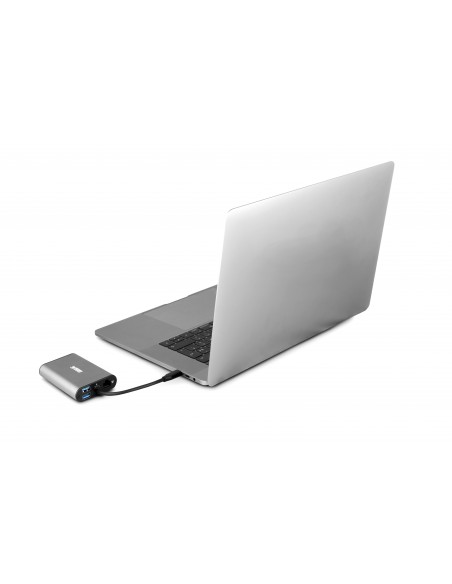 Celly - Support de table d'écran Celly SW HUB USB x 4 27 Blanc Gris -  Station d'accueil PC portable - Rue du Commerce