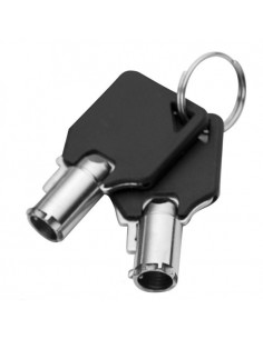 SECURITEE: CABLE DE SECURITE SLIM NANO SAVER PUSH TO LOCK COMPATIBLE CLEF  PASSE