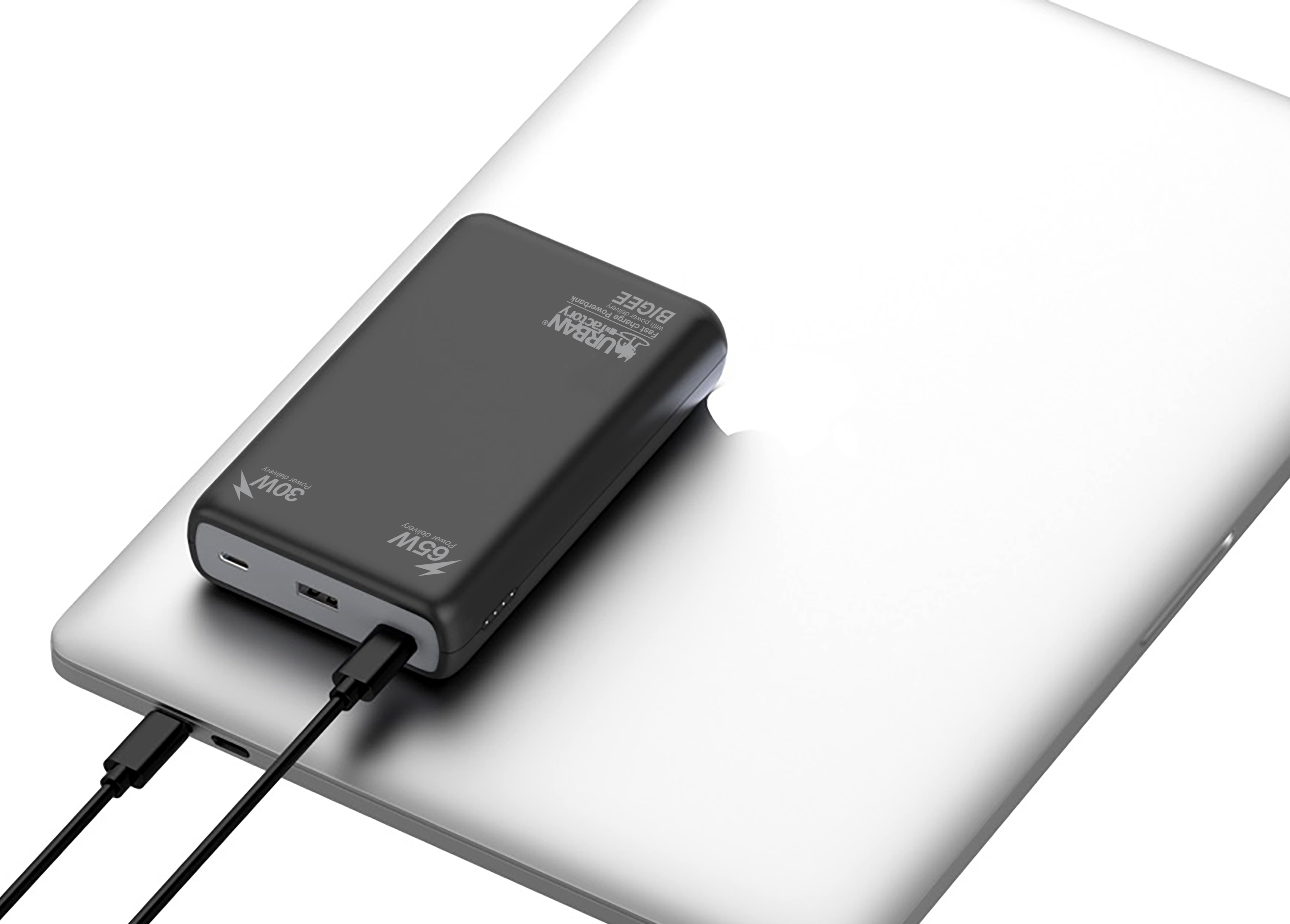 Batterie externe URBAN FACTORY USB-C/USB-A 10 000mAh noir